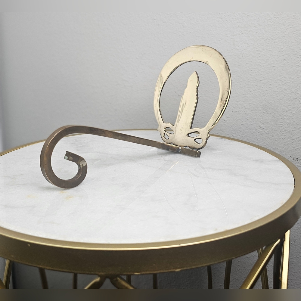 Vintage Solid Brass‎ Candle Stocking Holder